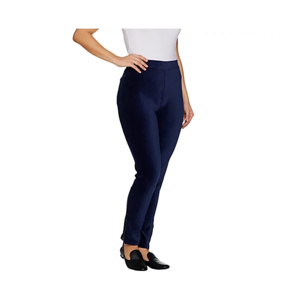 Susan Graver Knit Corduroy Pants Plus Size